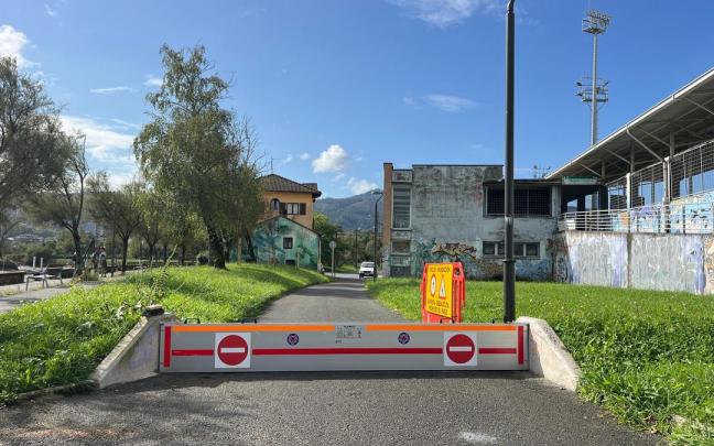 Se han tomado varias medidas en la zona de los bidegorris de Santiago (en la foto) y de Behobia.