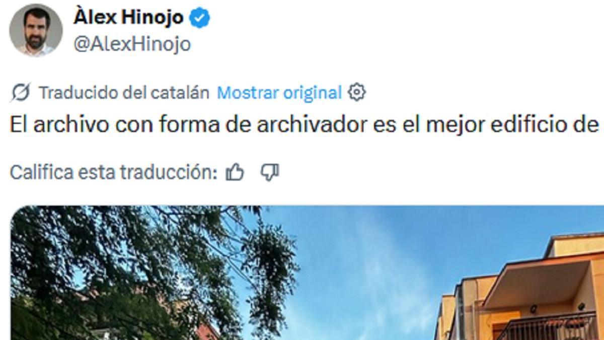 El comienzo del post.