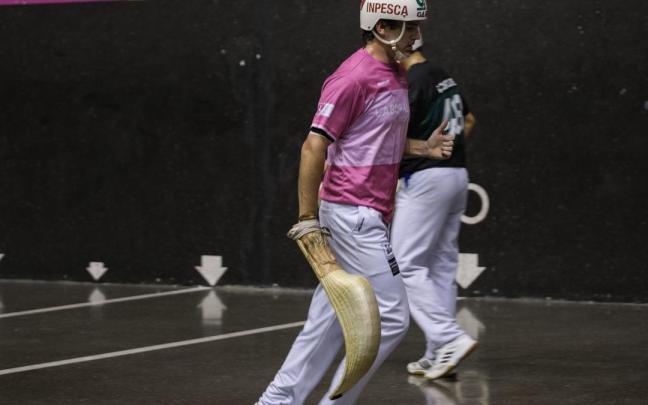 Barandika-Manci y Erkiaga-Unda, semifinalistas del Grand Slam de Gernika tras ganar a Goixerri-Zabala y a Urreisti-Lekerika.