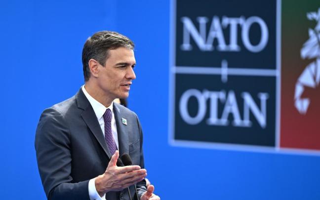 Pedro Sánchez ha valorado el debate a su llegada a la cumbre de la OTAN.