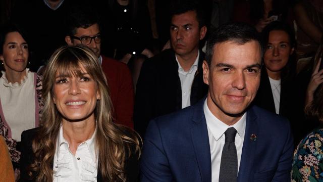 Pedro Sánchez junto a su esposa, Begoña Gómez.