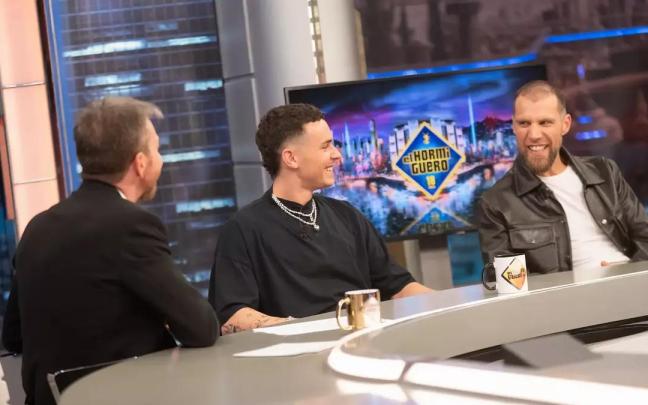Arón Piper y José Manuel Poga en 'El Hormiguero'. / Antena 3 Arón Piper y José Manuel Poga en 'El Hormiguero'.