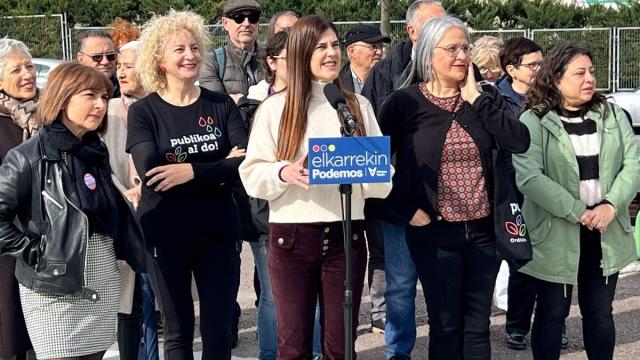 Acto de Elkarrekin Podemos.