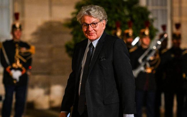 El excomisario europeo Thierry Breton, entre los afectados por las restricciones de visado de EEUU.