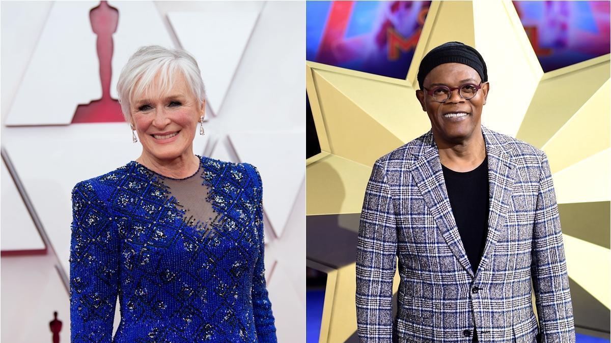 Glenn Close y Samuel L. Jackson, entre los presentadores de los Oscars 2023.