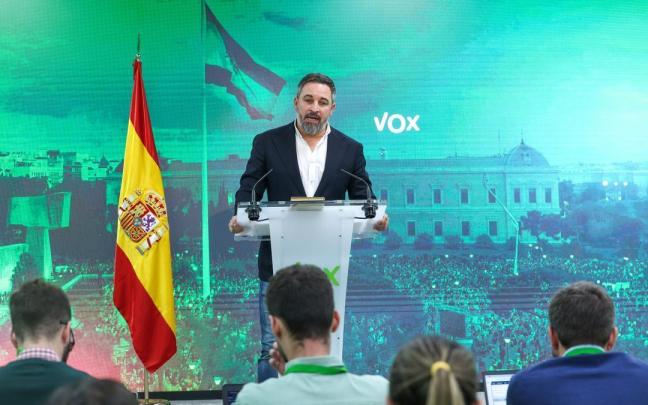 Santiago Abascal, presidente del Vox. / EP Santiago Abascal, presidente del Vox.