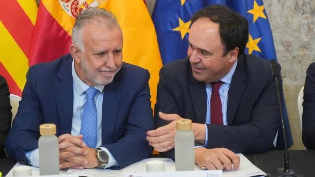 Imagen de la Comisión Mixta entre Gobierno y Generalitat, con asistencia del ministro Víctor Ángel Torres y el 'president', Juanfran Pérez Llorca