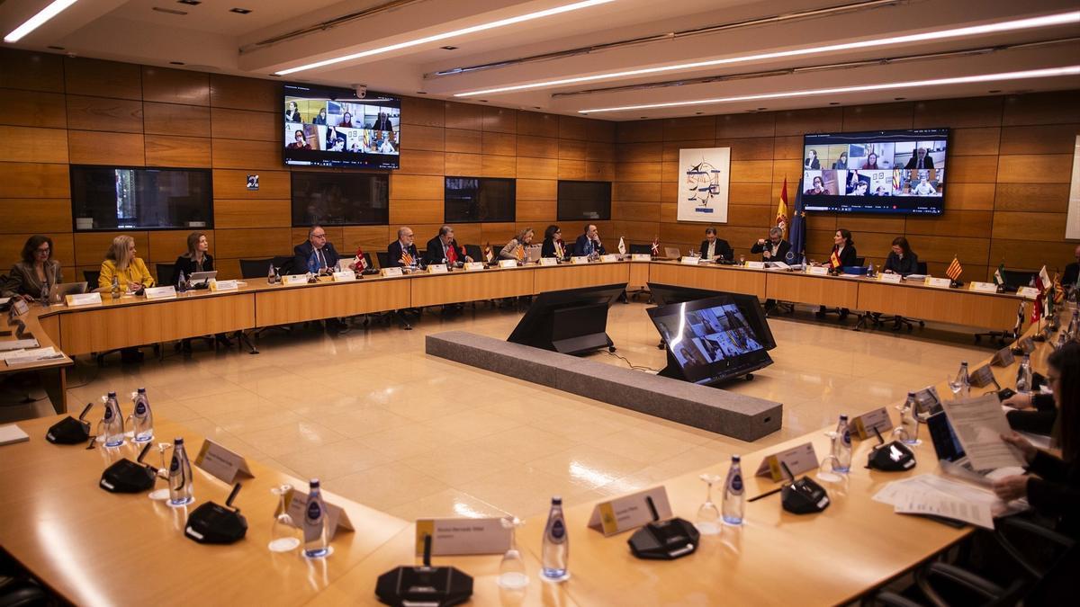 La Reunión del Consejo Interterritorial de Salud, en Madrid.