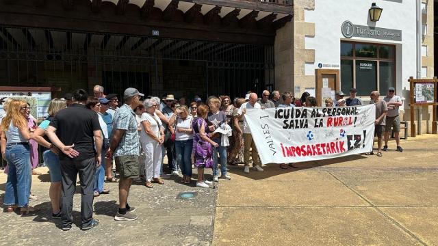 Concentración de este miercoles en Villanueva de Valdegovía