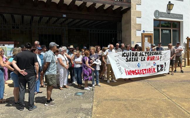 Concentración de este miercoles en Villanueva de Valdegovía