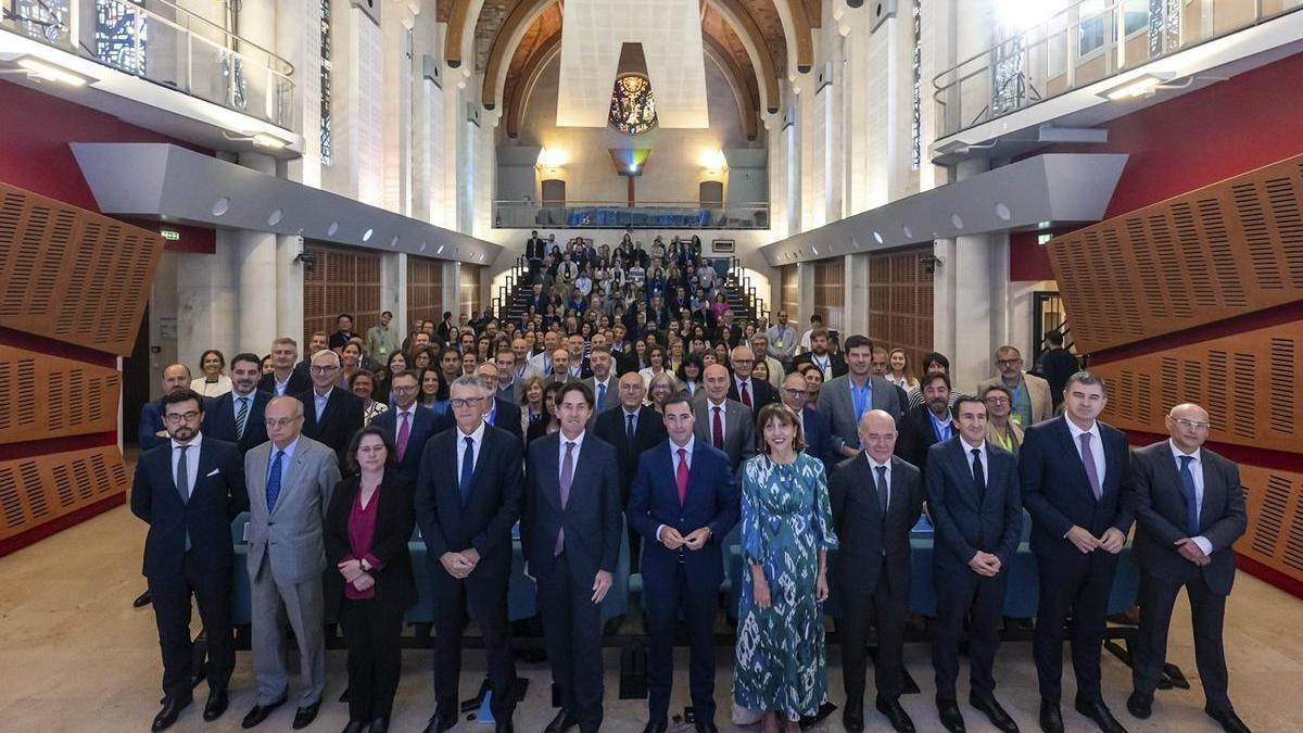 Inauguración del encuentro EHU Euskampus Bordeaux Eguna.