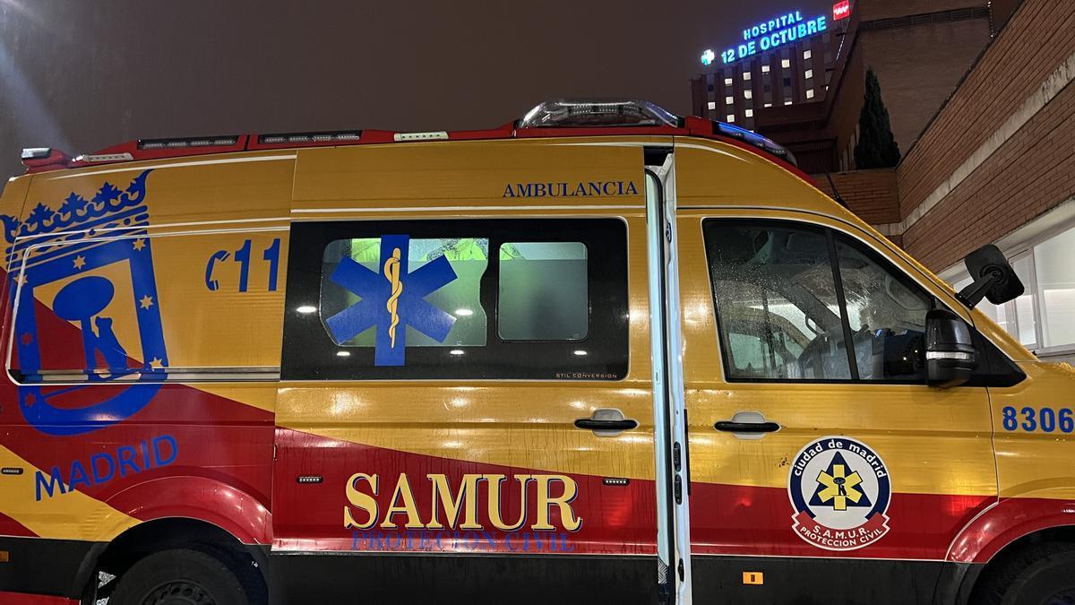 Ambulancia de SAMUR Protección Civil en una foto de archivo