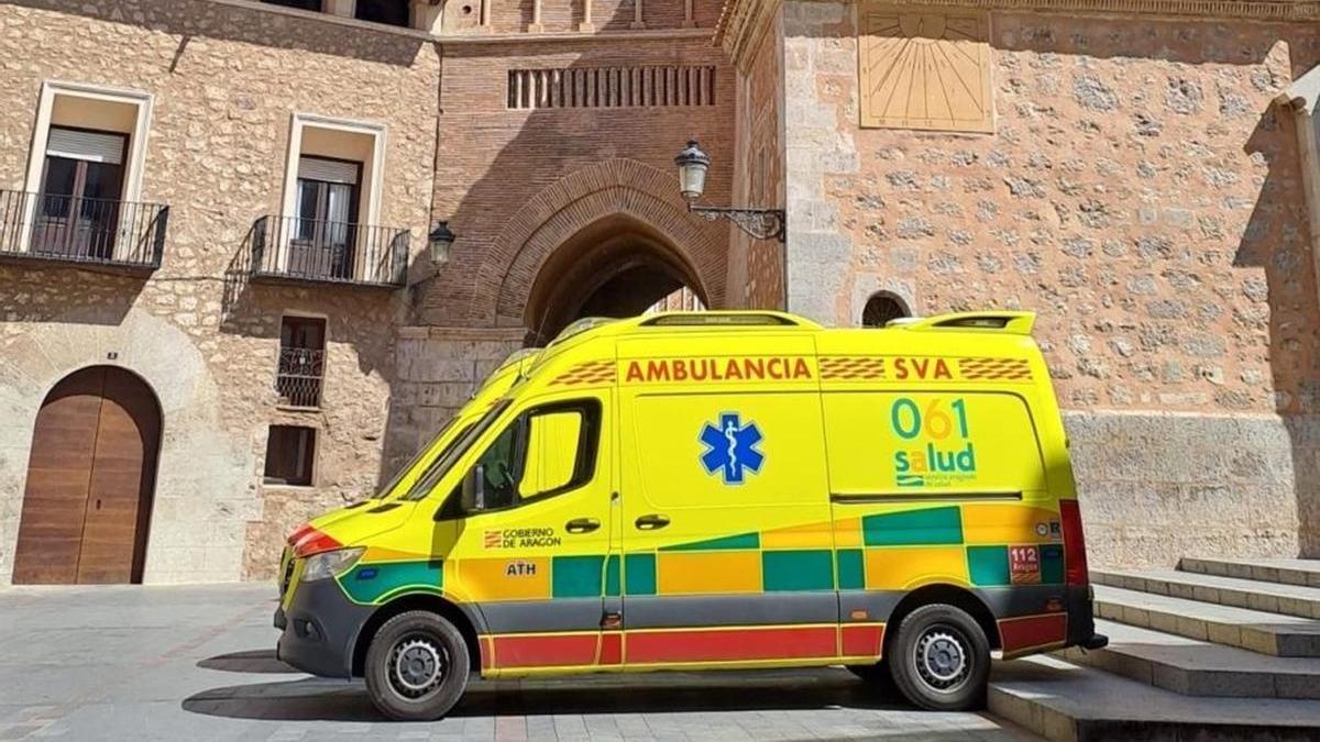 Ambulancia de Soporte Vital Avanzado del Gobierno de Aragón.