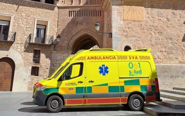 Ambulancia de Soporte Vital Avanzado del Gobierno de Aragón.