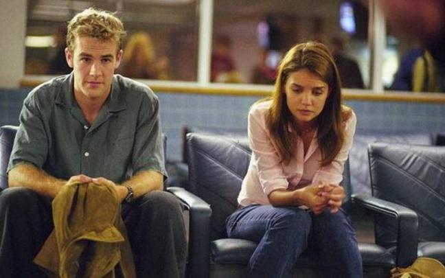 James Van Der Beek y Katie Holmes.