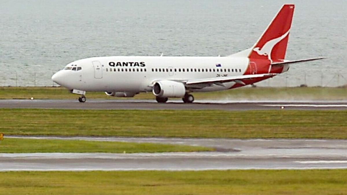 Un avión de la compañía australiana Qantas.