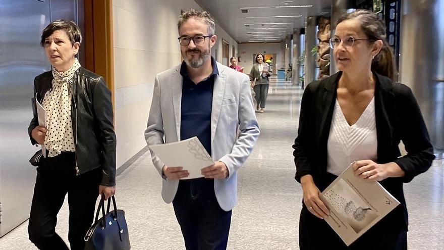 Gontzal Tamayo, Julia Barroso e Itxaso Bengoetxea, han dado a conocer esta mañana los datos recogidos en esta memoria anual de 2025.