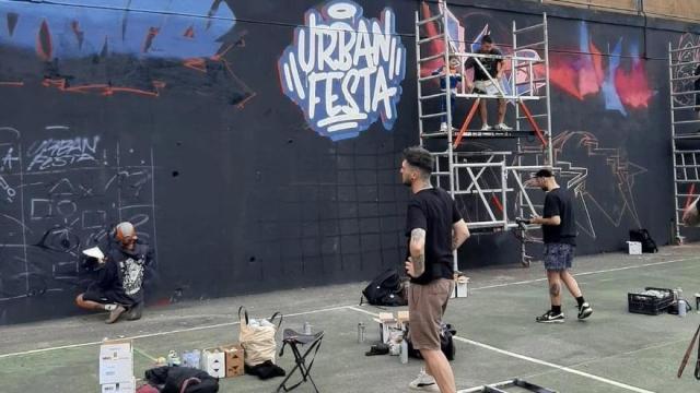 Los grafitis se crearán en paredes del centro cívico de Basozelai