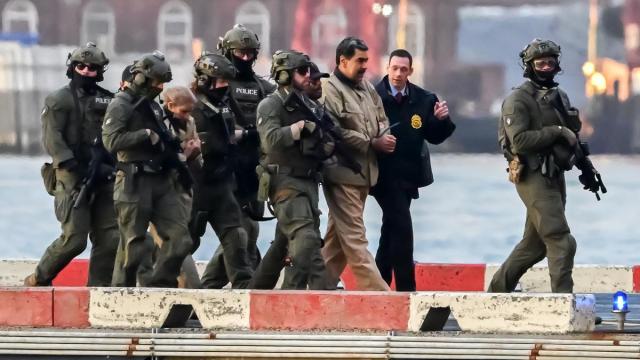 Nicolás Maduro, tras su arresto.