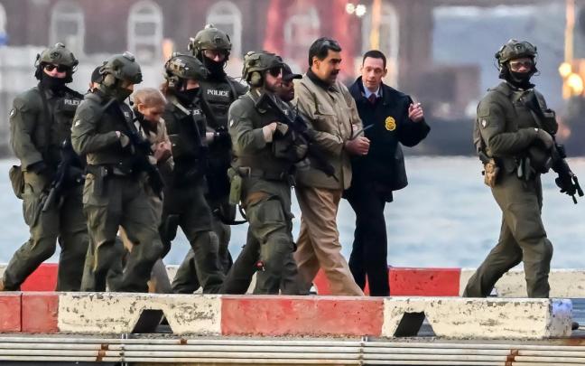 Nicolás Maduro, tras su arresto.