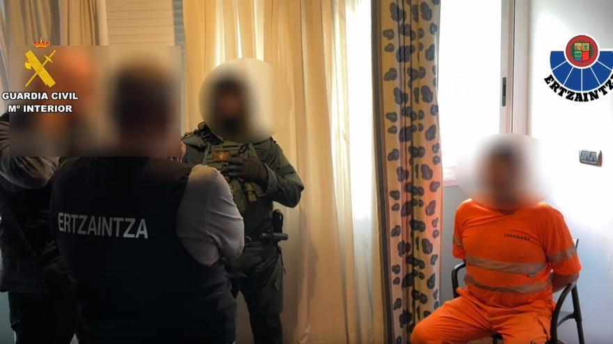 Seis detenidos de una banda de 'narcos' con base en Bizkaia a la que se han incautado 270 kilos de droga