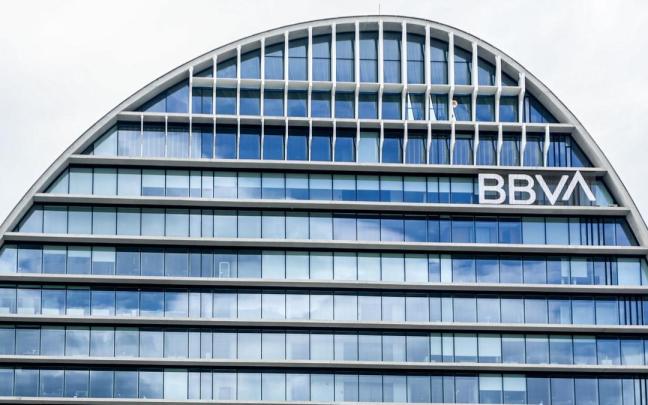 Fachada de la sede de BBVA