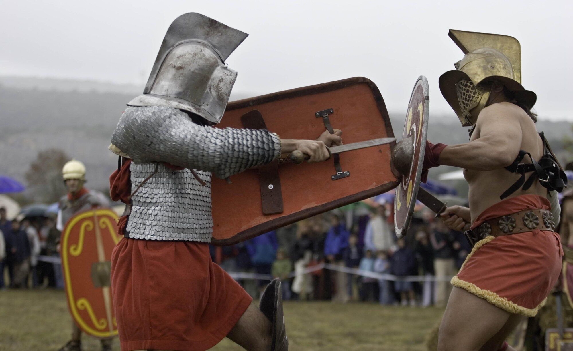 El yacimiento arqueológico de Iruña Velaia celebra jornadas de reconstrucción de la civilización romana.