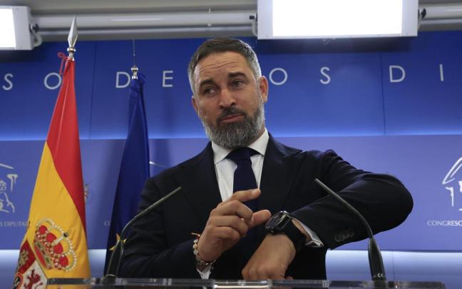 Rueda de prensa Santiago Abascal Rueda de prensa Santiago Abascal