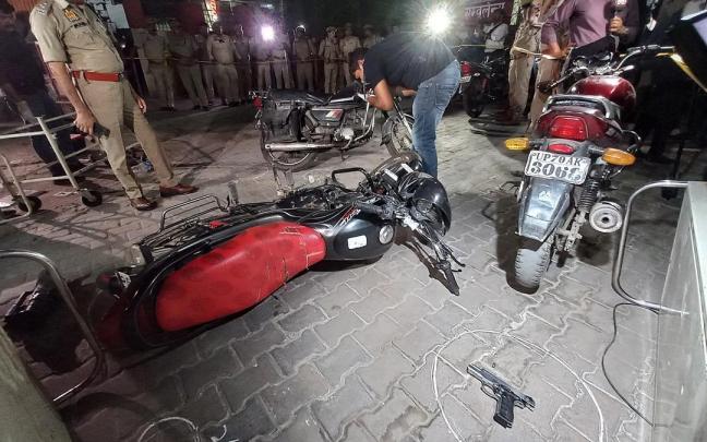 Lugar en el que se produjo el tiroteo.