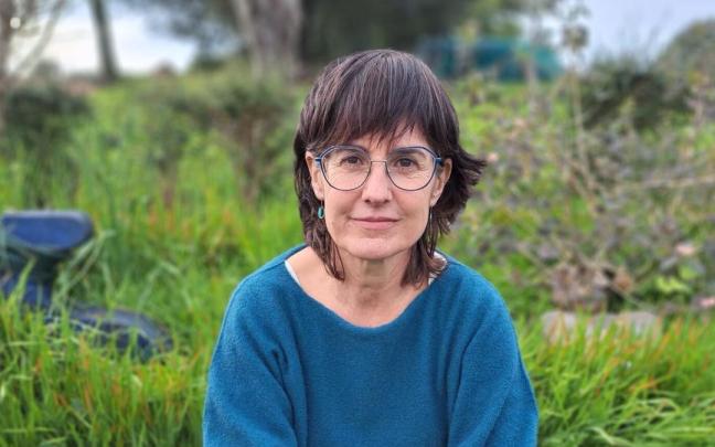 Nere Erkiaga, creadora del proyecto Hil Arte Bizi