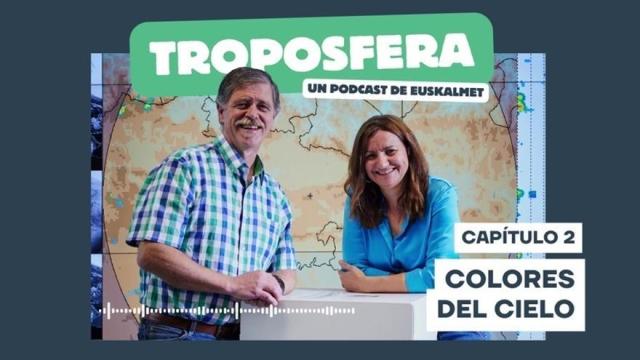 José Antonio Aranda, director de Euskalmet y Onintze Salazar, meteoróloga