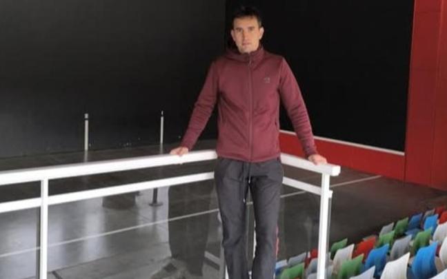 Mikel Urrutikoetxea comenzó su carrera profesional como pelotari en el frontón de Arrigorriaga / Ayuntamiento de Arrigorriaga Mikel Urrutikoetxea comenzó su carrera profesional como pelotari en el frontón de Arrigorriaga