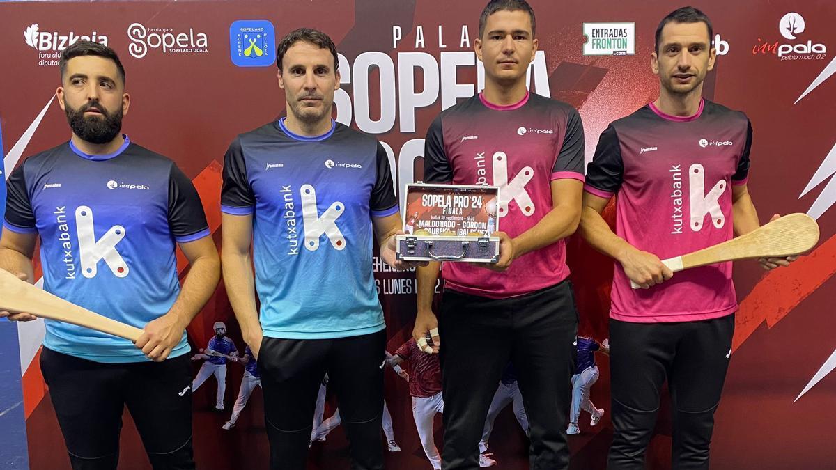 Ibai Pérez, Gaubeka, Maldonado y Gordon, en la elección de material de este jueves.