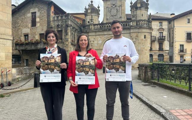 Natalia Denaberan, Jesica Ruiz e Iker Txertudi, en la presentación