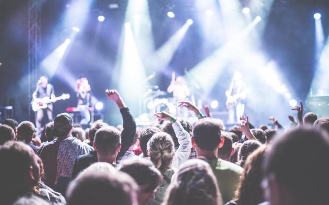 Imagen de archivo de un concierto.