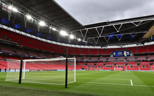 El estadio de Wembley. El estadio de Wembley.