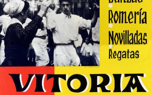 Carteles de Fiestas de Araba publicados en Photoaraba por el Archivo de Álava. 