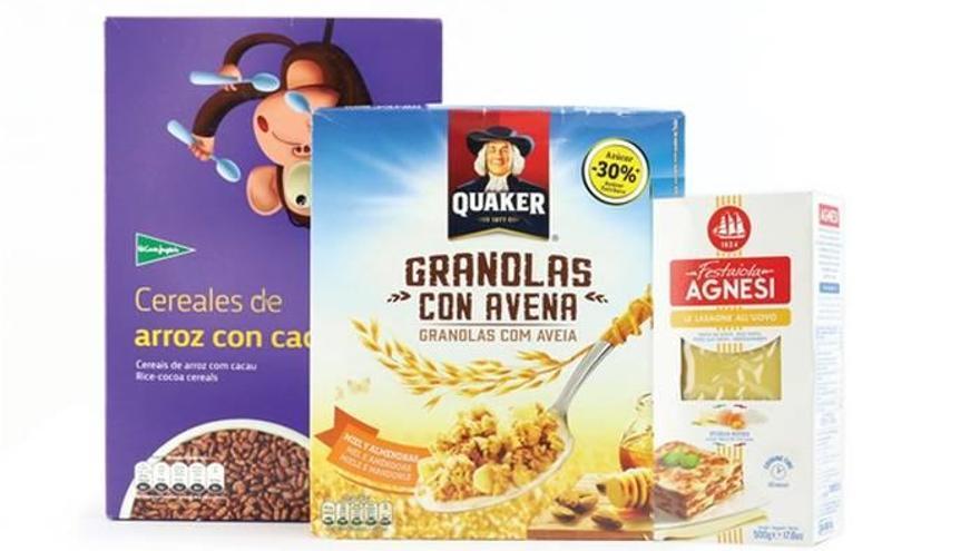 LA OCU ha pedido la retirada de los cereales de arroz con cacao de El Corte Inglés, unas granolas con avena de Quaker y una pasta para lasaña de la marca Festaiola Agnesi.