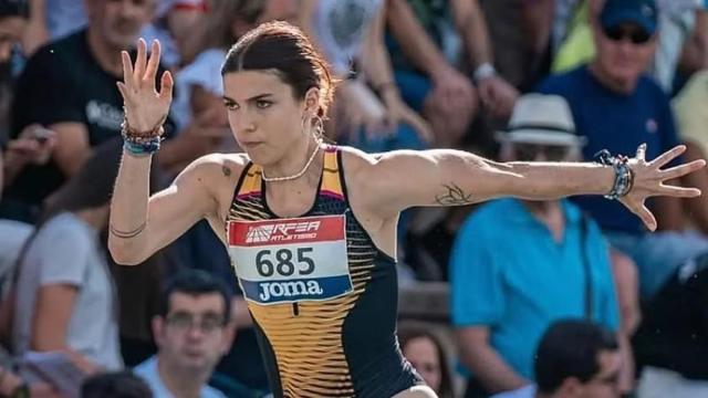 Julieta Gallego, atleta del AD Sprint y especialista en salto de longitud, fallecida a los 24 años en el accidente ferroviario de Urda.