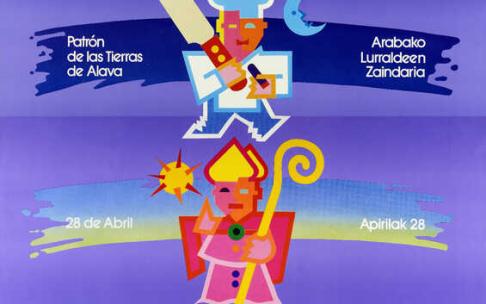 Carteles de Fiestas de Araba publicados en Photoaraba por el Archivo de Álava. 