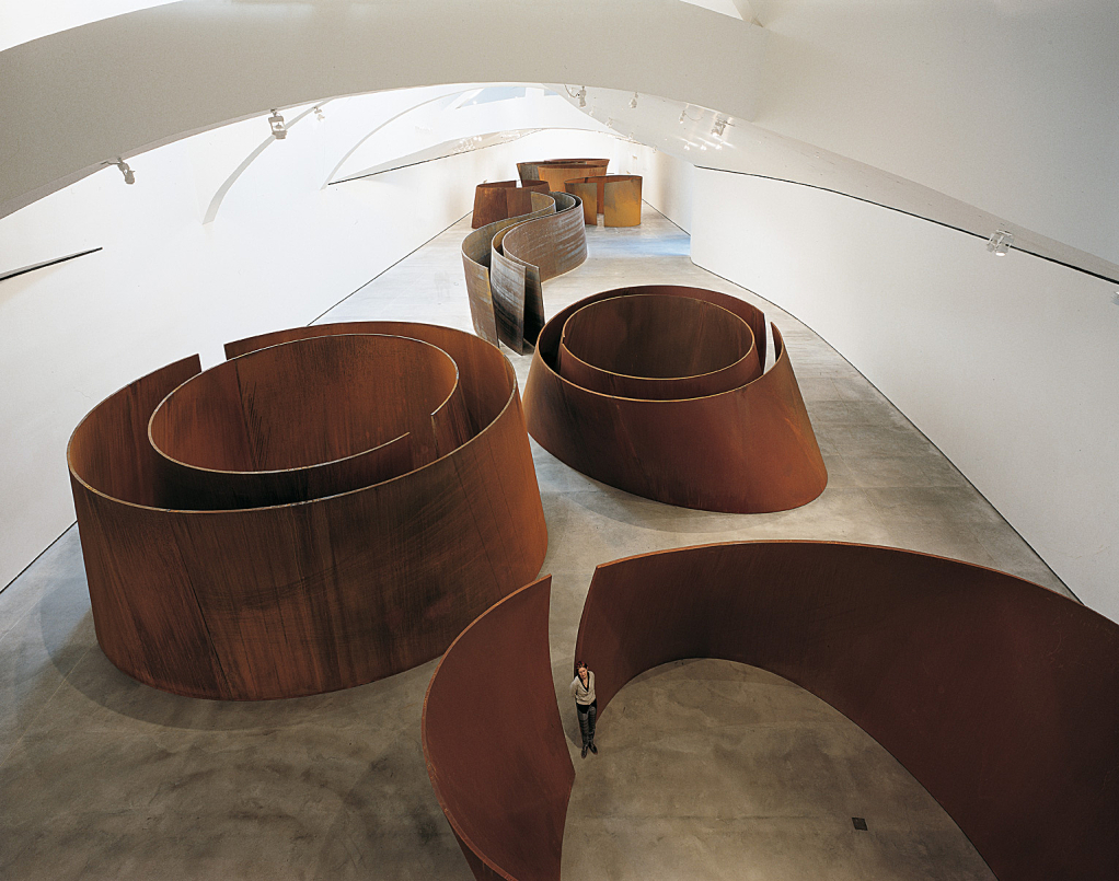 Obras de Richard Serra en el Museo Guggenheim de Bilbao