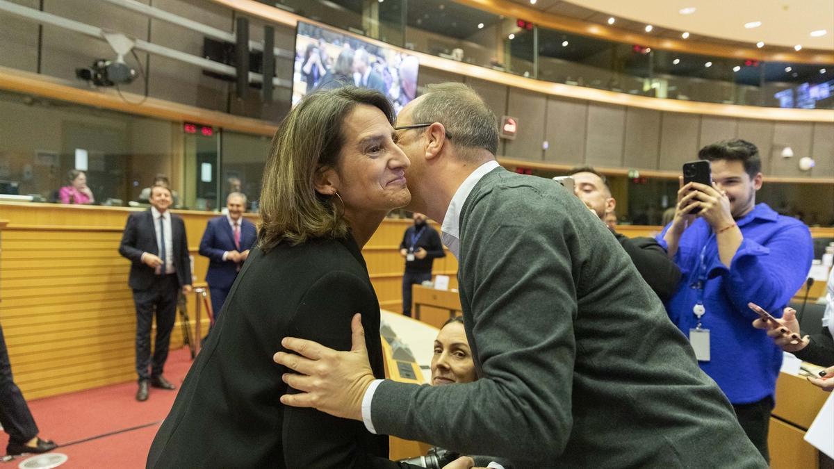 Teresa Ribera interviene en Bruselas.