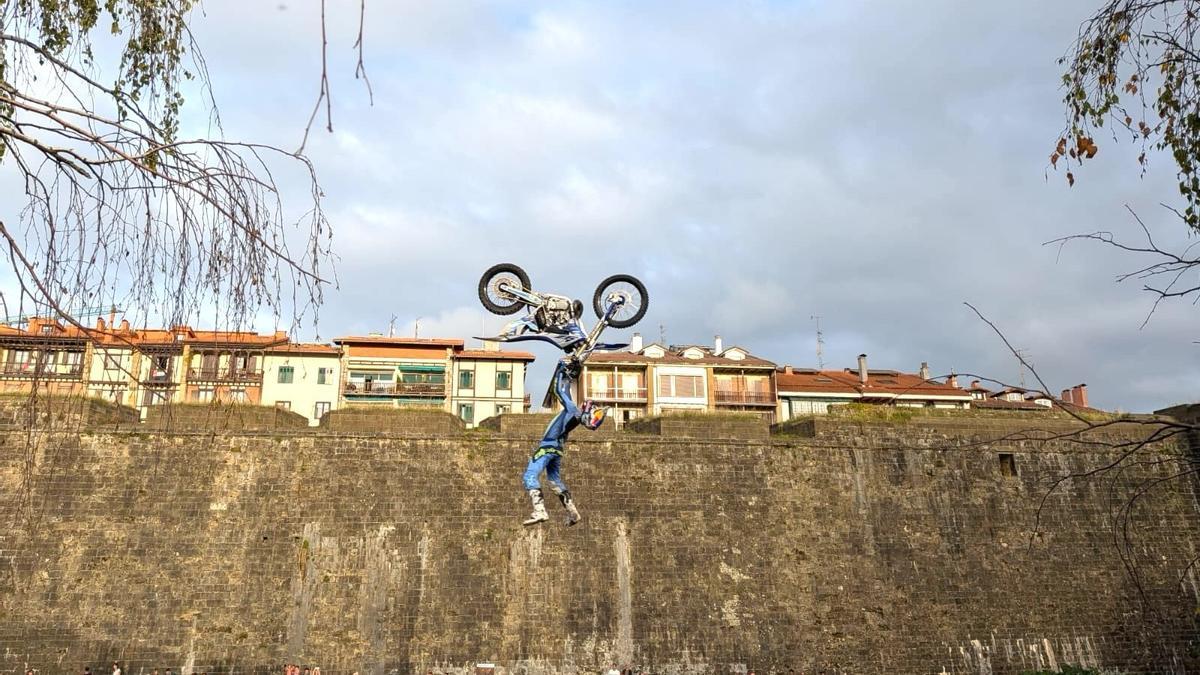 José 'Mincha' Canosa en la exhibición del pasado año en Hondarribia