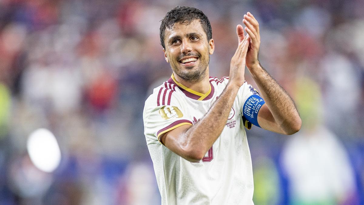 El jugador del Manchester City y posible fichaje del Real Madrid, Rodrigo Hernández.