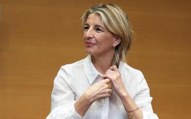 La coordinadora general de Sumar, Yolanda Díaz.