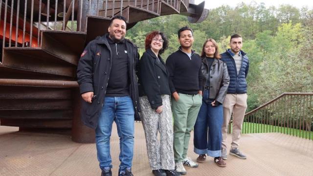 El grupo de hosteleros que llevará las riendas del bar de Mirandaola.