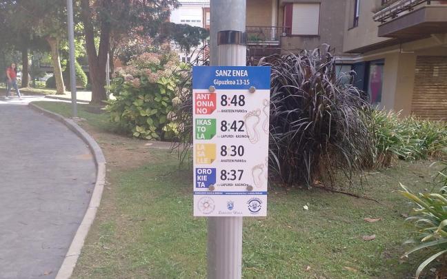 Caminos Escolares para facilitar el itinerario de los niños y niñas a los centros escolares.