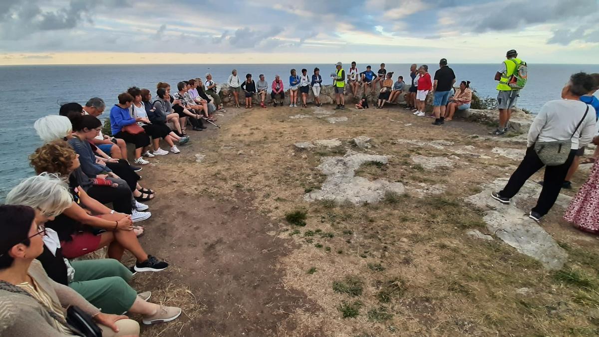 Visita guiada a la isla de Garraitz.