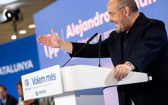El presidente del PP de Catalunya, Alejandro Fernández.