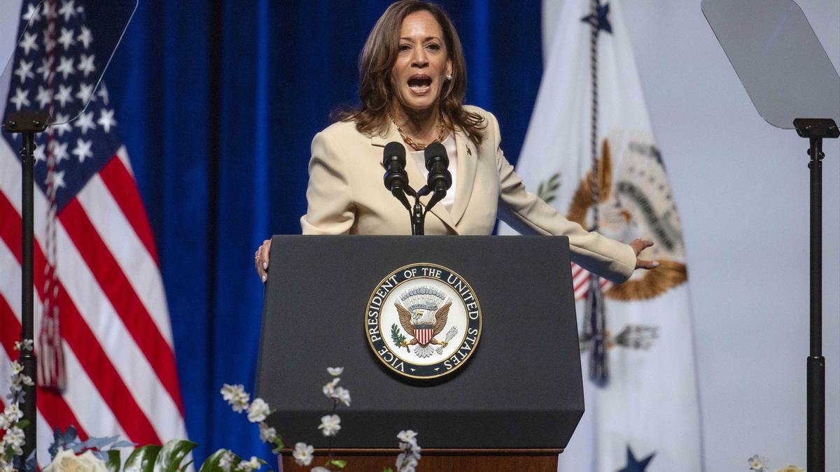 La vicepresidenta de Estados Unidos, Kamala Harris